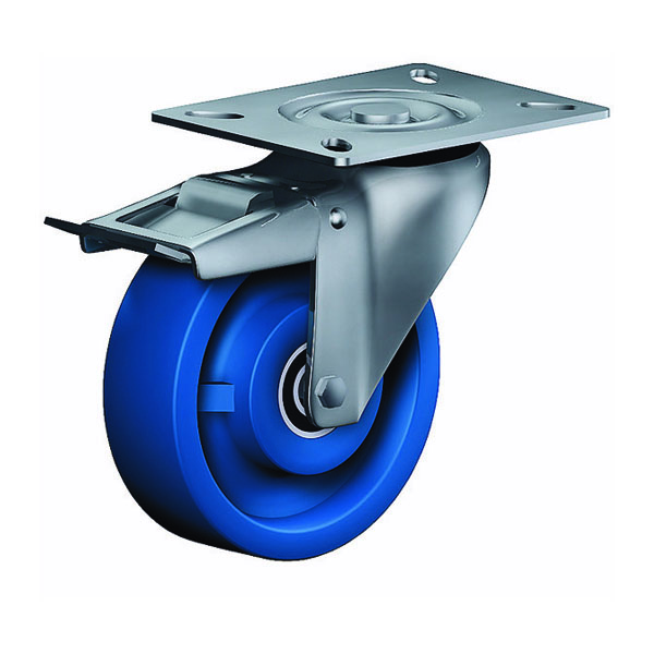 Swivel Castor With Total Lock Transport Series KD, Wheel TLS